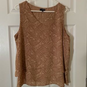 The Limited sleeveless paisley print top